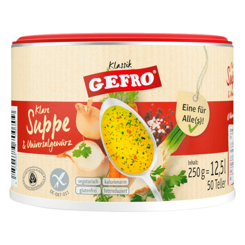 Gefro Klare Suppe & Universalgewürz 250g